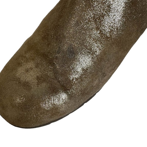 Sofft Ankle Booties Women’s sz. 6M Oakes Anthracite‎ Brown Suede Strapped Heel - Picture 8 of 11